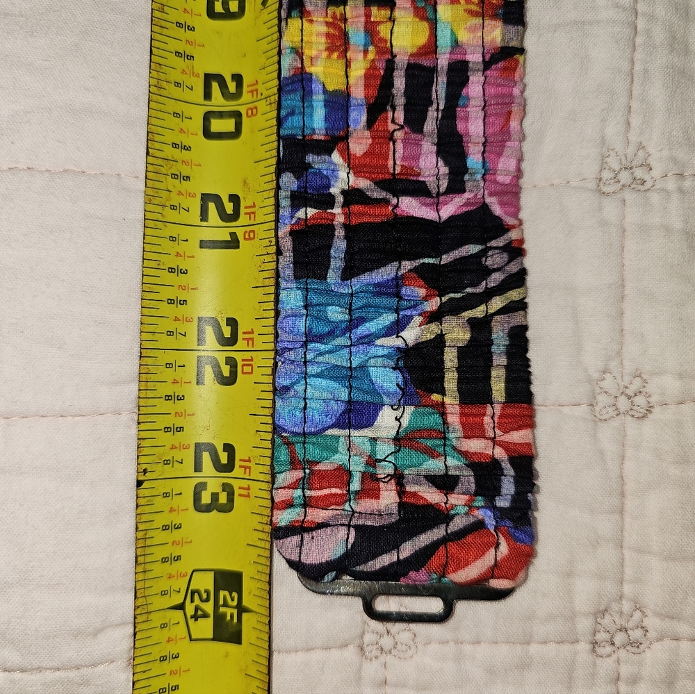 Vintage Multi Color Stretch Belt Knotted Buckle Size Small - Picture 5 of 5